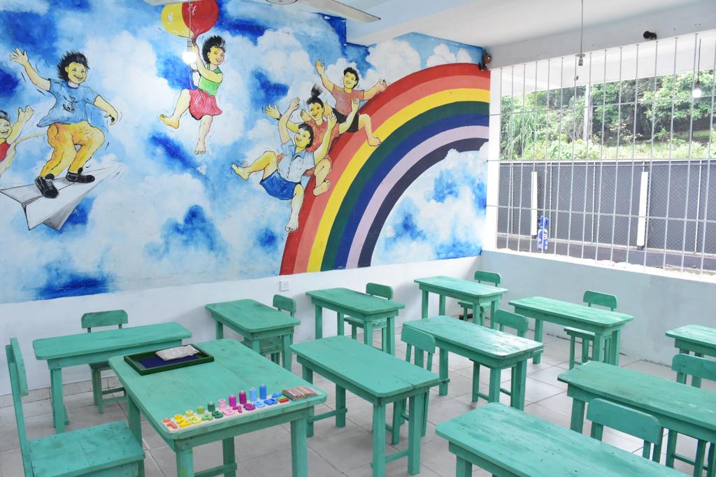 Marvel International School pre grade class room
